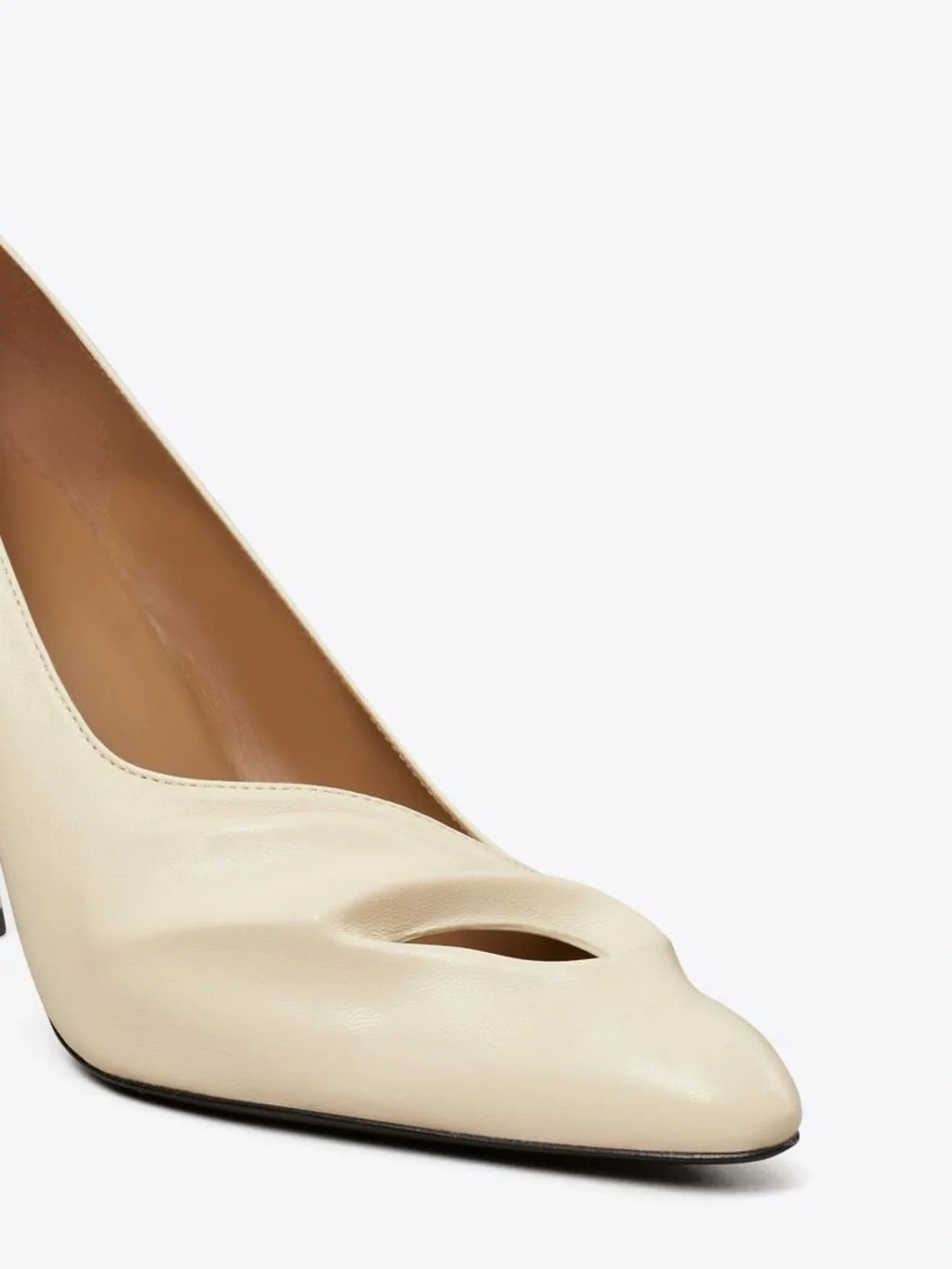 Tory Burch sculpted peep toe Pumps NWOB